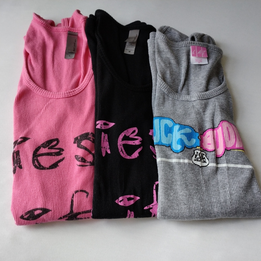 THREE Tank Tops SUPER CUTE! Diesel Life & Truck Buddies